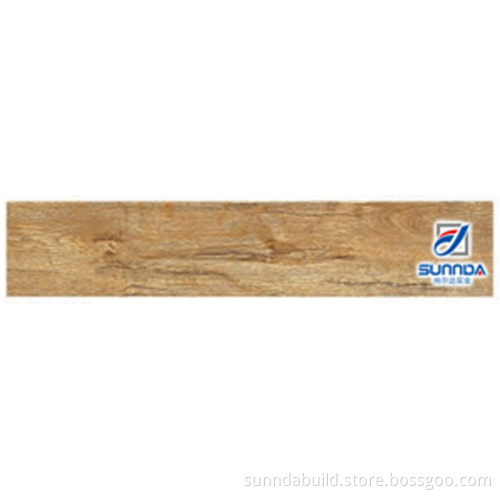 Sunnda new design of wooden look porcelain tiles,for wall and floor tiles,rustic porcelain wooden tiles